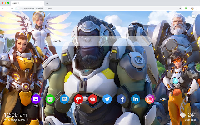 Overwatch HD Latest New Tabs HD Themes