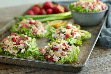 Strawberry Chicken Poppy Seed Salad