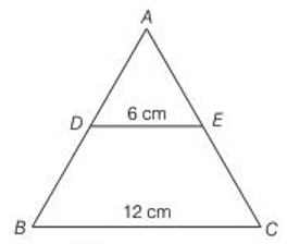 Areas of similar triangles