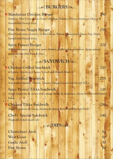Yolo cafe & Restaurant menu 