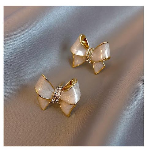 Title 4, Fashion Personality Sense Bow Stud Earrings for...