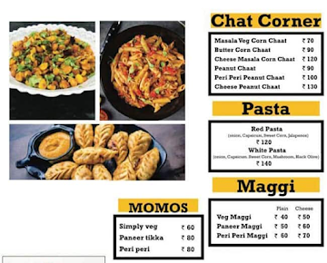 Cheesy Crazy Cafe menu 