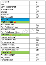 My Shawarma menu 1