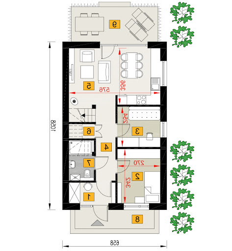 Rezolutny C2N - A112cN+AR2 - Rzut parteru