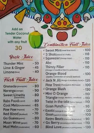 Juice Pump menu 3