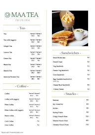 Maa Tea menu 1