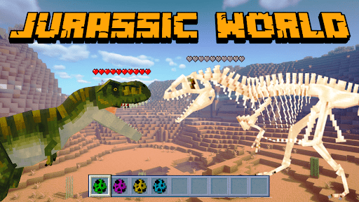 Screenshot Jurassic Dinosaur Mod for MCPE