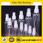 Chai Xịt Phun Sương Trùm Sỉ Chai Lọ Nhựa Pet Xịt Phun Sương 100Ml, 50Ml, 30Ml, 20Ml, 10Ml Chiết Nước Hoa, Mỹ Phẩm