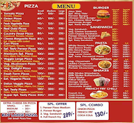 Tasty pizza house menu 1