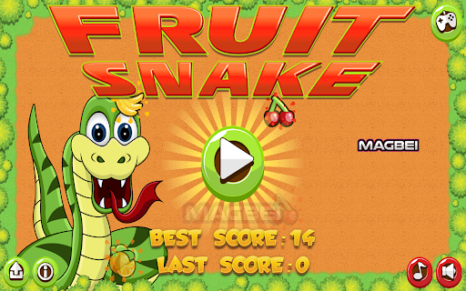 Fruit Snake Game - Runs Offline