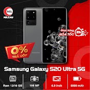 Điện Thoại Galaxy S20 Ultra 5G, Chip Snap865 Bộ Nhớ 256G, Màn Hình 6.9 Inch, Camera 108Mp, Ram 12G, Pin 5000Mah Mrcau