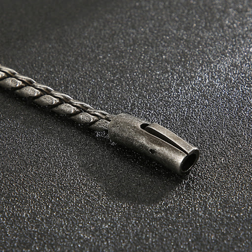 Title 3, Mens Street Hip-hop Titanium Steel Metal Woven...