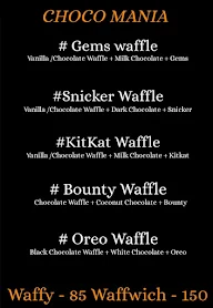 Waffle and Waffle menu 3