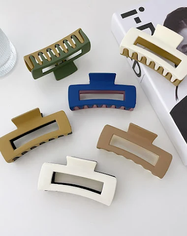 Barrettes à cheveux bicolores en ré - 0