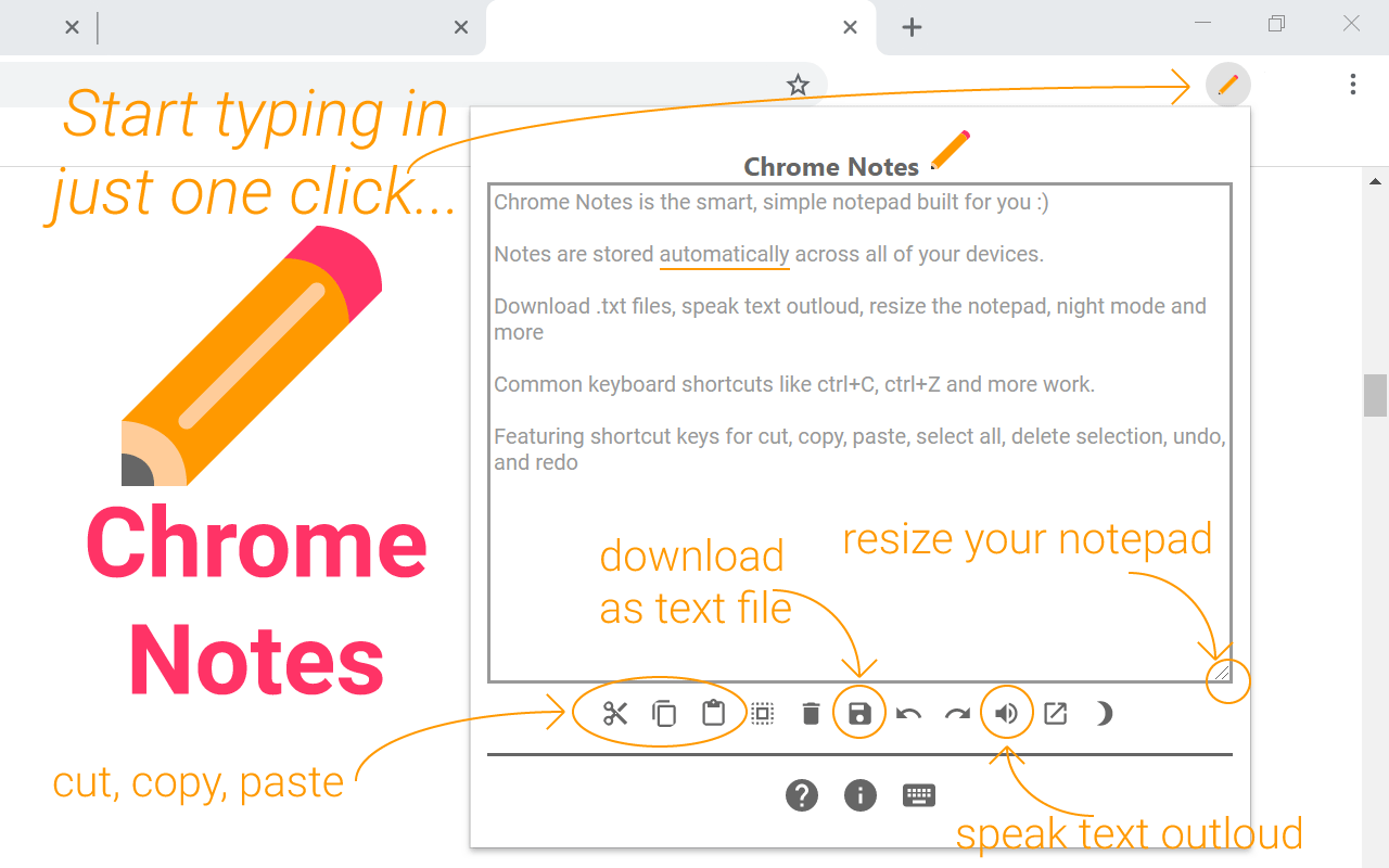 Chrome Notes Preview image 3