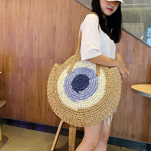 Title 1, Cross-Border Hot Sale Aquatic Round Straw Woven...