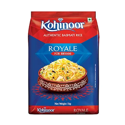 Kohinoor Basmati Rice - Royale, Authentic Biryani - 1 kg