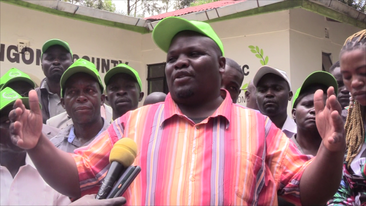 Bungoma county ANC chairman Martin Waliaula on March 21, 2022.