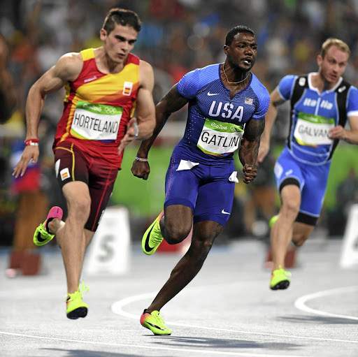 Justin Gatlin will scorch the Tuks track . /Roger Sedres/Gallo Images