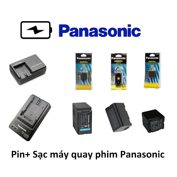 Pin, Sạc Máy Quay Phim Panasonic