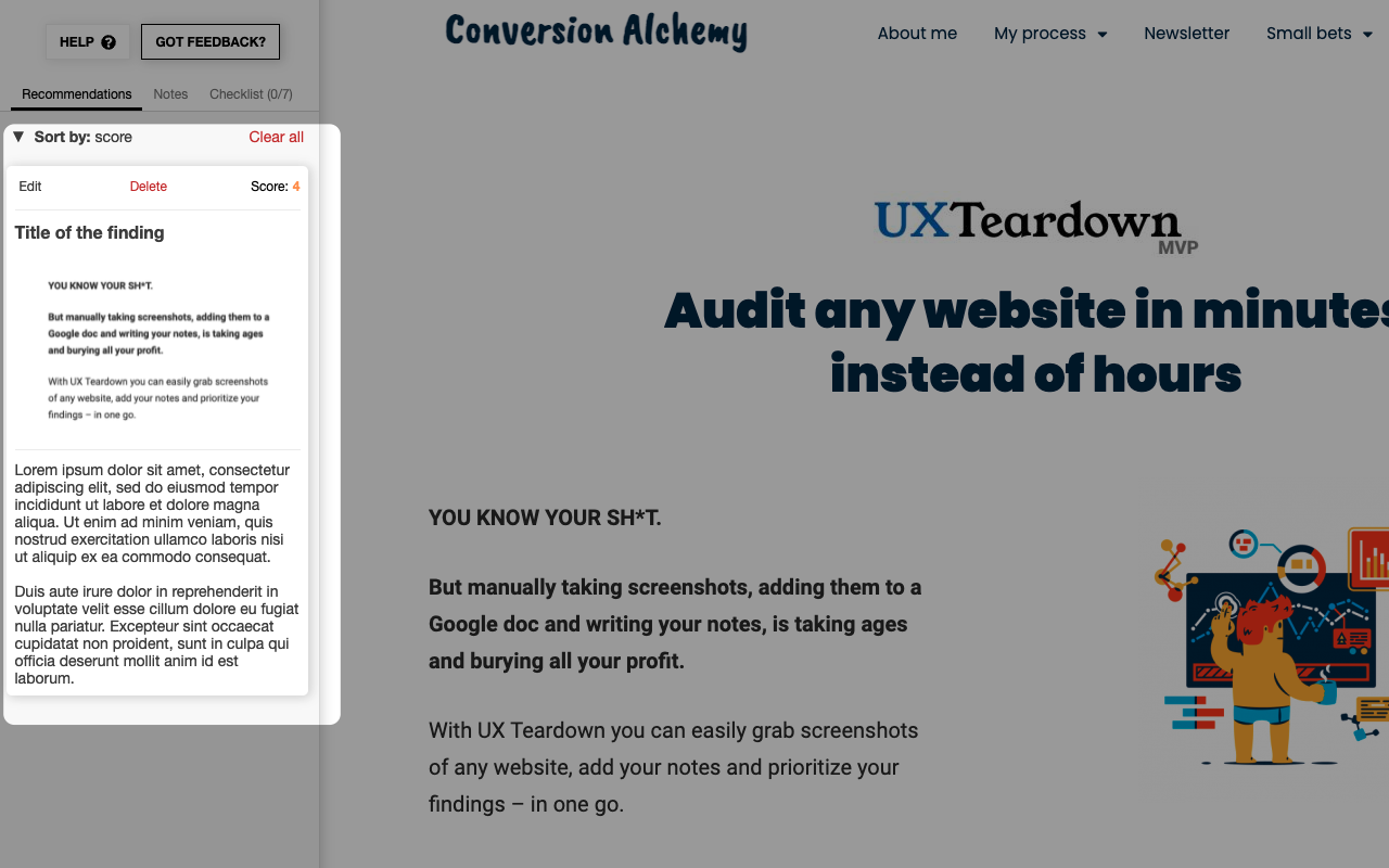 UX Teardown Preview image 5