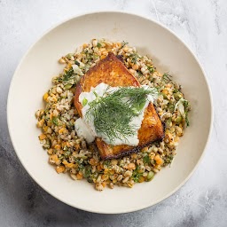 Roasted Salmon & Ancient Grains Bowl