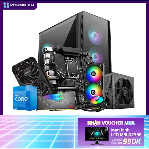 PC PV Gaming IN50107 (Intel Core i5-12400F/2x8GB/512GB SSD/Nvidia GeForce RTX 4060/Free DOS)