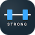 Strong: Exercise Gym Log, 5x51.21.1 (Unlocked)