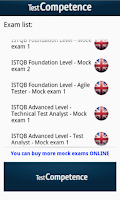 ISTQB Mock Exam TestCompetence Screenshot