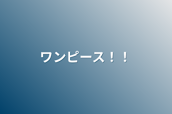 「ワンピース！！」のメインビジュアル