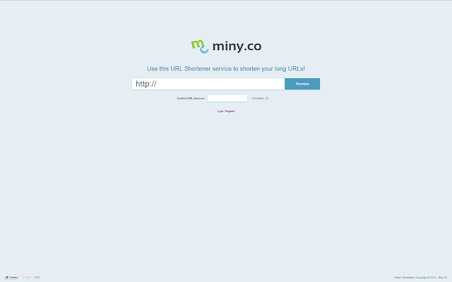 Miny.co | URL Shortener