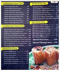 99 Variety Dosa & Pav Bhaji menu 2