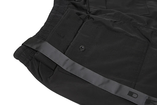 Title 5, Black Ribbon Patch Wide Leg Skinny Skateboard S...