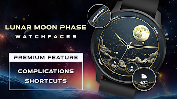 Lunar Moon Phase Watch Faces Screenshot