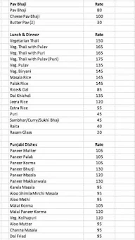 Mysore Boarding menu 7