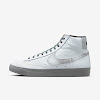 blazer mid '77 white/black/white/smoke gray