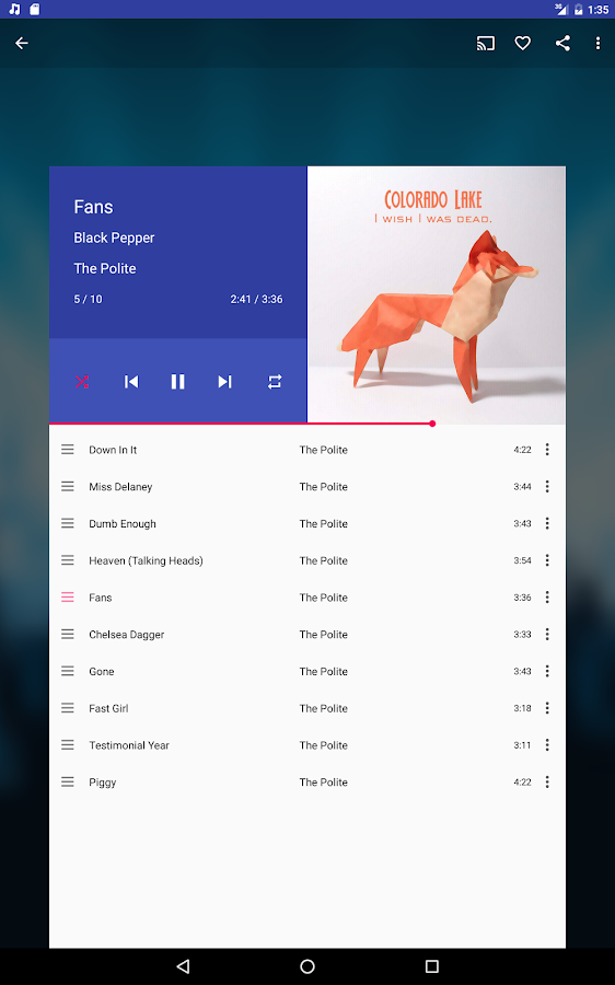    Shuttle+ Music Player- screenshot  