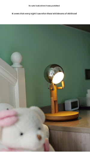 Title 3, Creative Moon Penalty Station Lamp Bedside Atmo...