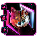 3D Neon Wolf Themes HD Wallpapers 1.0 APK Baixar