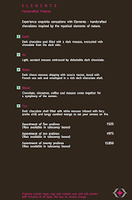 Fabelle Chocolates - Welcomhotel menu 4