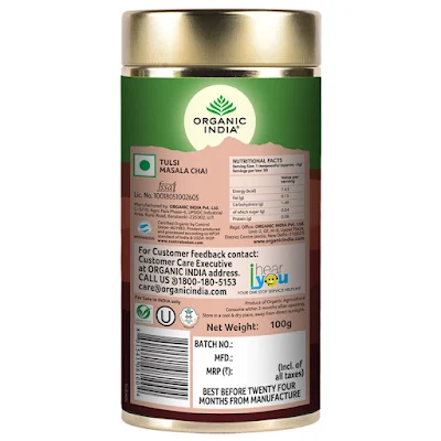 Organic India Tulsi Masala Chai - 25 pcs