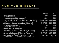 Biryani's Kisi Bhi Time menu 2