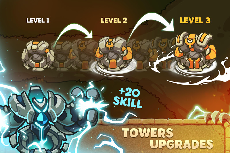  Tower Defense Crush Empire Warriors TD 1.0.6 MOD (Unlimited Money + Unlocked + More)