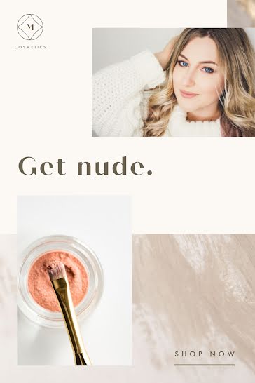 Get Nude Cosmetics - Pinterest Pin template