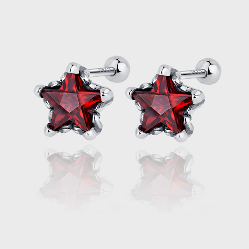 Title 4, 925 Sterling Silver Vintage Distressed Five Poi...
