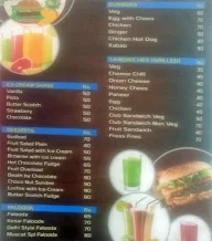 Juice Burger menu 1