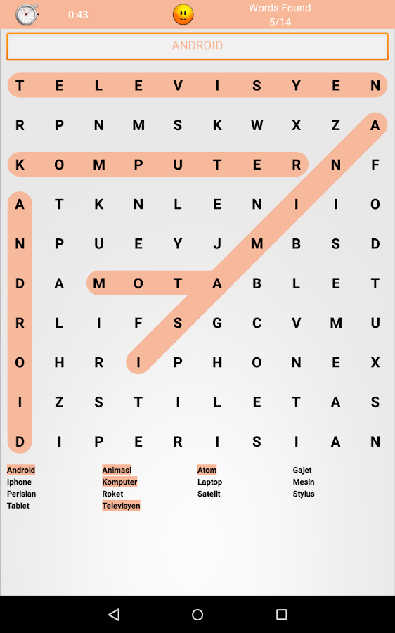 Word Search: Malay 2 - Applications Android sur Google Play