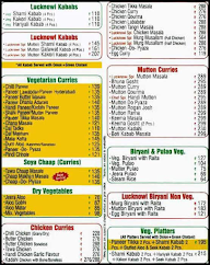 Andaaz-E-Lucknow menu 2