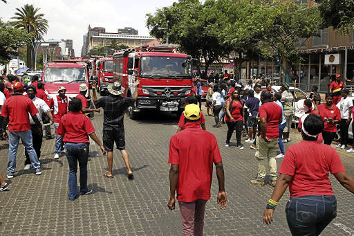 The inability by most municipalities not to pay their employees on time has seen more protests happening throughout the country.