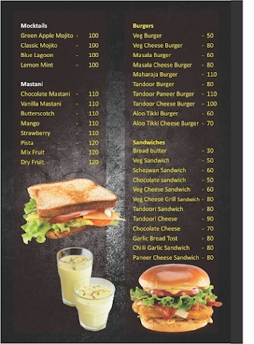 Cafe Black Spoon menu 